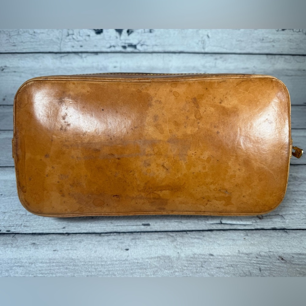 Louis Vuitton Alma Brown Monogram Leather Canvas Handbag - Picture 7 of 16